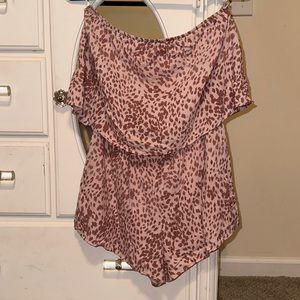 Pink Cheetah Romper